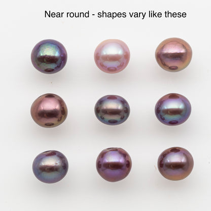 10-11mm Loose Edison Pearl, Freshwater Pearl in Natural Colors with High Luster, Single Pice for Jewelry Making, No Hole, SKU # 2907EP