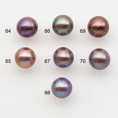 10-11mm Loose Edison Pearl, Freshwater Pearl in Natural Colors with High Luster, Single Pice for Jewelry Making, No Hole, SKU # 2907EP