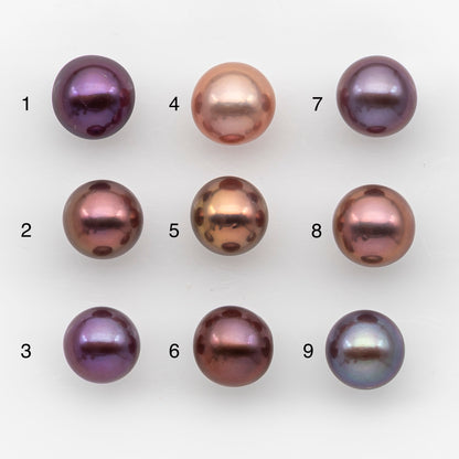 11-12mm Loose Edison Pearl, Freshwater Pearl in Natural Colors with High Luster, Single Pice for Jewelry Making, No Hole, SKU # 2950EP