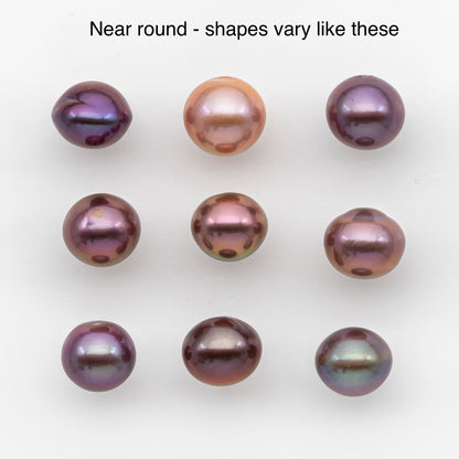 11-12mm Loose Edison Pearl, Freshwater Pearl in Natural Colors with High Luster, Single Pice for Jewelry Making, No Hole, SKU # 2950EP