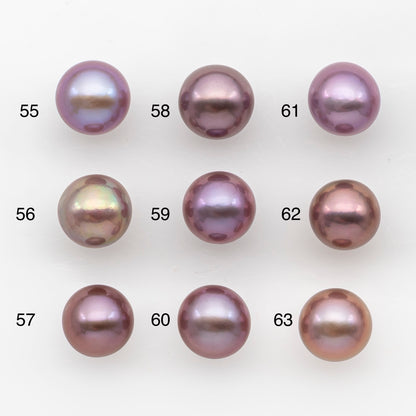 11-12mm Loose Edison Pearl, Freshwater Pearl in Natural Colors with High Luster, Single Pice for Jewelry Making, No Hole, SKU # 2950EP