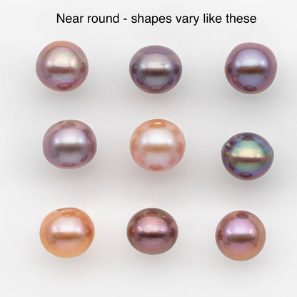 11-12mm Loose Edison Pearl, Freshwater Pearl in Natural Colors with High Luster, Single Pice for Jewelry Making, No Hole, SKU # 2951EP