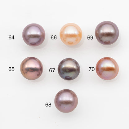 11-12mm Loose Edison Pearl, Freshwater Pearl in Natural Colors with High Luster, Single Pice for Jewelry Making, No Hole, SKU # 2951EP