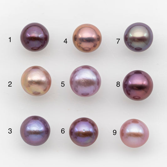 11-12mm Loose Edison Pearl, Freshwater Pearl in Natural Colors with High Luster, Single Pice for Jewelry Making, No Hole, SKU # 2952EP