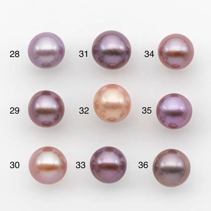 11-12mm Loose Edison Pearl, Freshwater Pearl in Natural Colors with High Luster, Single Pice for Jewelry Making, No Hole, SKU # 2952EP