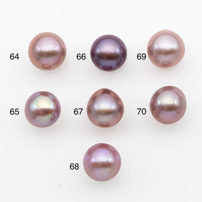 11-12mm Loose Edison Pearl, Freshwater Pearl in Natural Colors with High Luster, Single Pice for Jewelry Making, No Hole, SKU # 2952EP