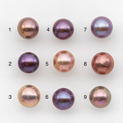 11-12mm Loose Edison Pearl, Freshwater Pearl in Natural Colors with High Luster, Single Pice for Jewelry Making, No Hole, SKU # 2953EP