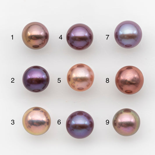 11-12mm Loose Edison Pearl, Freshwater Pearl in Natural Colors with High Luster, Single Pice for Jewelry Making, No Hole, SKU # 2953EP
