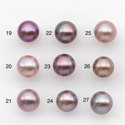11-12mm Loose Edison Pearl, Freshwater Pearl in Natural Colors with High Luster, Single Pice for Jewelry Making, No Hole, SKU # 2953EP