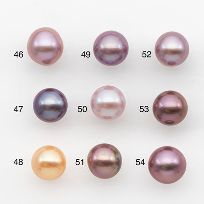11-12mm Loose Edison Pearl, Freshwater Pearl in Natural Colors with High Luster, Single Pice for Jewelry Making, No Hole, SKU # 2953EP