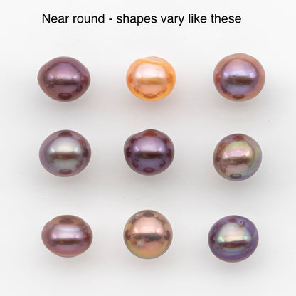 11-12mm Loose Edison Pearl, Freshwater Pearl in Natural Colors with High Luster, Single Pice for Jewelry Making, No Hole, SKU # 2954EP