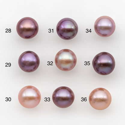 11-12mm Loose Edison Pearl, Freshwater Pearl in Natural Colors with High Luster, Single Pice for Jewelry Making, No Hole, SKU # 2954EP