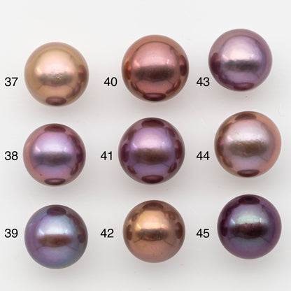 12-13mm Loose Edison Pearl, Freshwater Pearl in Natural Colors with High Luster, Single Pice for Jewelry Making, No Hole, SKU # 3078EP