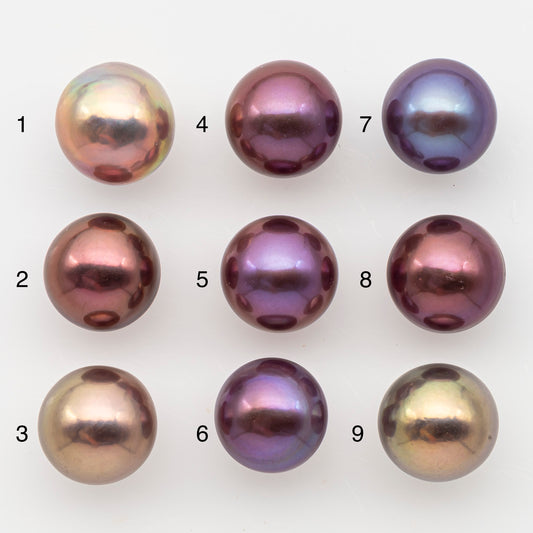 12-13mm Loose Edison Pearl, Freshwater Pearl in Natural Colors with High Luster, Single Pice for Jewelry Making, No Hole, SKU # 3079EP