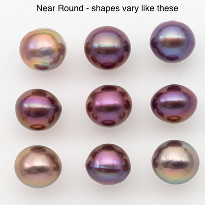 12-13mm Loose Edison Pearl, Freshwater Pearl in Natural Colors with High Luster, Single Pice for Jewelry Making, No Hole, SKU # 3079EP