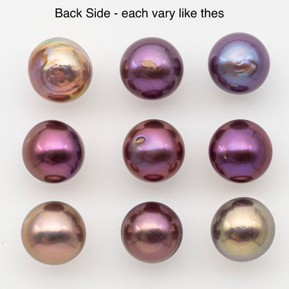12-13mm Loose Edison Pearl, Freshwater Pearl in Natural Colors with High Luster, Single Pice for Jewelry Making, No Hole, SKU # 3079EP