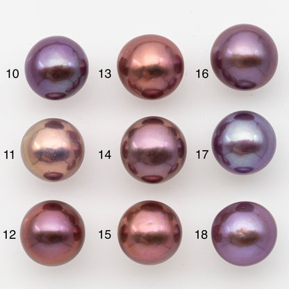12-13mm Loose Edison Pearl, Freshwater Pearl in Natural Colors with High Luster, Single Pice for Jewelry Making, No Hole, SKU # 3079EP