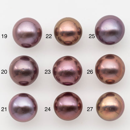 12-13mm Loose Edison Pearl, Freshwater Pearl in Natural Colors with High Luster, Single Pice for Jewelry Making, No Hole, SKU # 3079EP