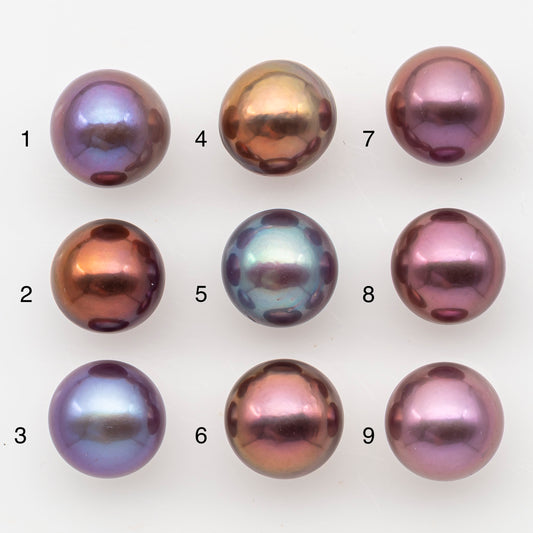 12-13mm Loose Edison Pearl, Freshwater Pearl in Natural Colors with High Luster, Single Pice for Jewelry Making, No Hole, SKU # 3080EP