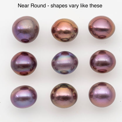 12-13mm Loose Edison Pearl, Freshwater Pearl in Natural Colors with High Luster, Single Pice for Jewelry Making, No Hole, SKU # 3080EP