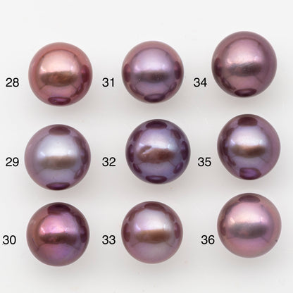 12-13mm Loose Edison Pearl, Freshwater Pearl in Natural Colors with High Luster, Single Pice for Jewelry Making, No Hole, SKU # 3080EP