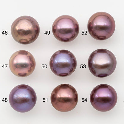12-13mm Loose Edison Pearl, Freshwater Pearl in Natural Colors with High Luster, Single Pice for Jewelry Making, No Hole, SKU # 3080EP