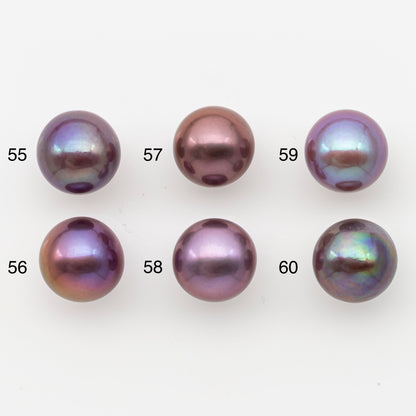 12-13mm Loose Edison Pearl, Freshwater Pearl in Natural Colors with High Luster, Single Pice for Jewelry Making, No Hole, SKU # 3080EP