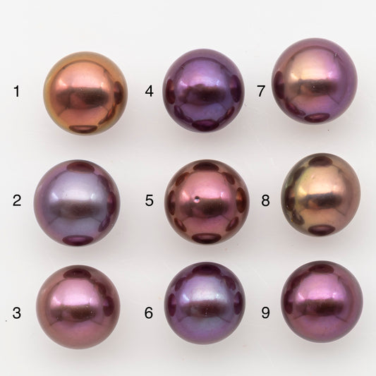 12-13mm Loose Edison Pearl, Freshwater Pearl in Natural Colors with High Luster, Single Pice for Jewelry Making, No Hole, SKU # 3081EP