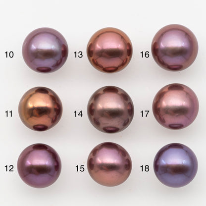 12-13mm Loose Edison Pearl, Freshwater Pearl in Natural Colors with High Luster, Single Pice for Jewelry Making, No Hole, SKU # 3081EP