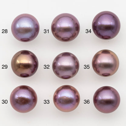 12-13mm Loose Edison Pearl, Freshwater Pearl in Natural Colors with High Luster, Single Pice for Jewelry Making, No Hole, SKU # 3081EP