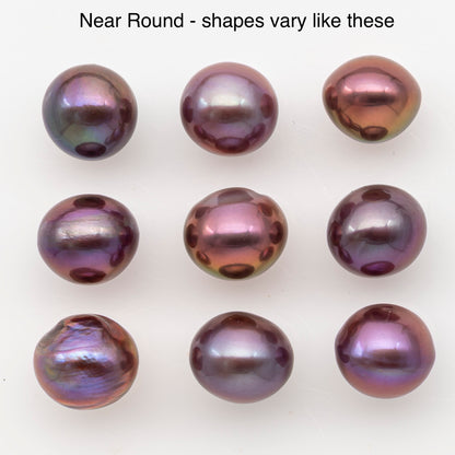 12-13mm Loose Edison Pearl, Freshwater Pearl in Natural Colors with High Luster, Single Pice for Jewelry Making, No Hole, SKU # 3082EP