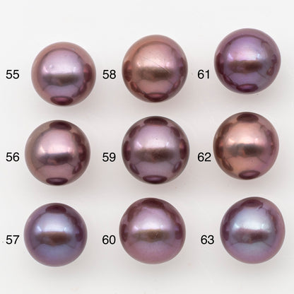12-13mm Loose Edison Pearl, Freshwater Pearl in Natural Colors with High Luster, Single Pice for Jewelry Making, No Hole, SKU # 3082EP