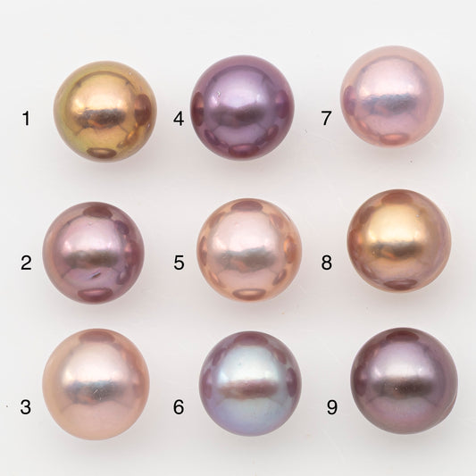 12-13mm Loose Edison Pearl, Freshwater Pearl in Natural Colors with High Luster, Single Pice for Jewelry Making, No Hole, SKU # 3083EP