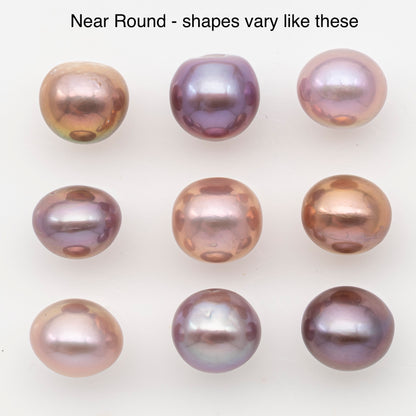 12-13mm Loose Edison Pearl, Freshwater Pearl in Natural Colors with High Luster, Single Pice for Jewelry Making, No Hole, SKU # 3083EP