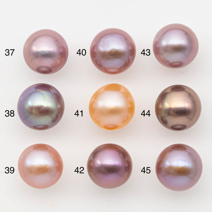 12-13mm Loose Edison Pearl, Freshwater Pearl in Natural Colors with High Luster, Single Pice for Jewelry Making, No Hole, SKU # 3083EP