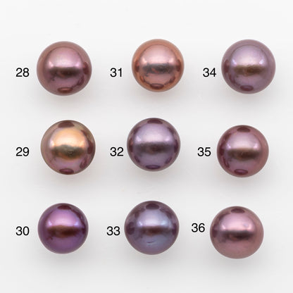 11-12mm Loose Edison Pearl, Freshwater Pearl in Natural Colors with High Luster, Single Pice for Jewelry Making, No Hole, SKU # 2946EP