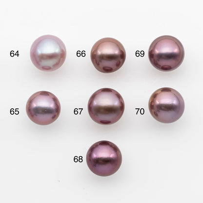 11-12mm Loose Edison Pearl, Freshwater Pearl in Natural Colors with High Luster, Single Pice for Jewelry Making, No Hole, SKU # 2946EP