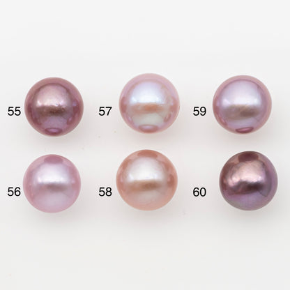 12-13mm Loose Edison Pearl, Freshwater Pearl in Natural Colors with High Luster, Single Pice for Jewelry Making, No Hole, SKU # 3083EP