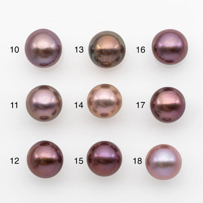 11-12mm Loose Edison Pearl, Freshwater Pearl in Natural Colors with High Luster, Single Pice for Jewelry Making, No Hole, SKU # 2947EP