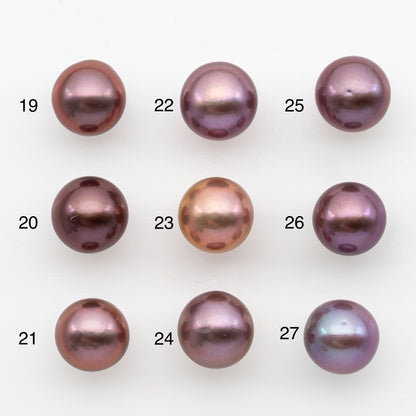 11-12mm Loose Edison Pearl, Freshwater Pearl in Natural Colors with High Luster, Single Pice for Jewelry Making, No Hole, SKU # 2947EP
