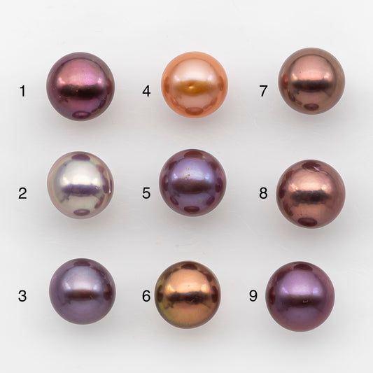 11-12mm Loose Edison Pearl, Freshwater Pearl in Natural Colors with High Luster, Single Pice for Jewelry Making, No Hole, SKU # 2948EP