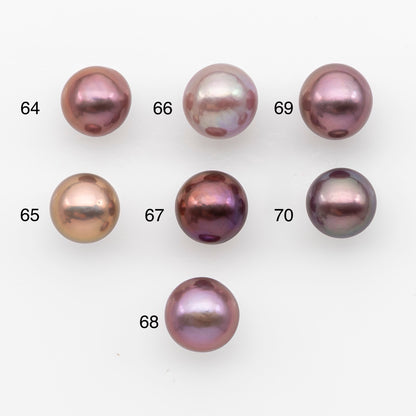 11-12mm Loose Edison Pearl, Freshwater Pearl in Natural Colors with High Luster, Single Pice for Jewelry Making, No Hole, SKU # 2948EP