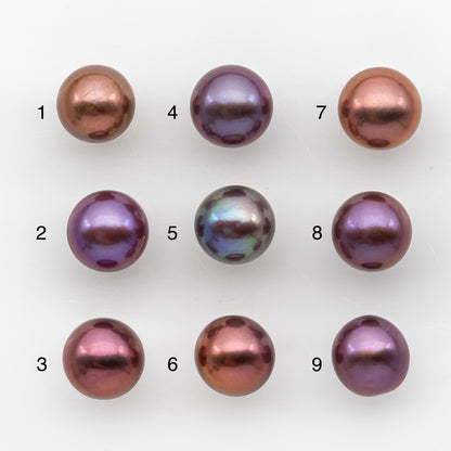 11-12mm Loose Edison Pearl, Freshwater Pearl in Natural Colors with High Luster, Single Pice for Jewelry Making, No Hole, SKU # 2949EP