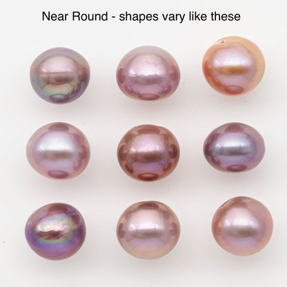 12-13mm Loose Edison Pearl, Freshwater Pearl in Natural Colors with High Luster, Single Pice for Jewelry Making, No Hole, SKU # 3084EP