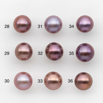 11-12mm Loose Edison Pearl, Freshwater Pearl in Natural Colors with High Luster, Single Pice for Jewelry Making, No Hole, SKU # 2949EP