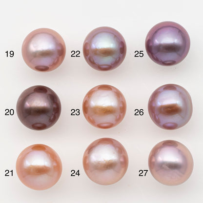 12-13mm Loose Edison Pearl, Freshwater Pearl in Natural Colors with High Luster, Single Pice for Jewelry Making, No Hole, SKU # 3084EP