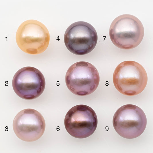 12-13mm Loose Edison Pearl, Freshwater Pearl in Natural Colors with High Luster, Single Pice for Jewelry Making, No Hole, SKU # 3085EP