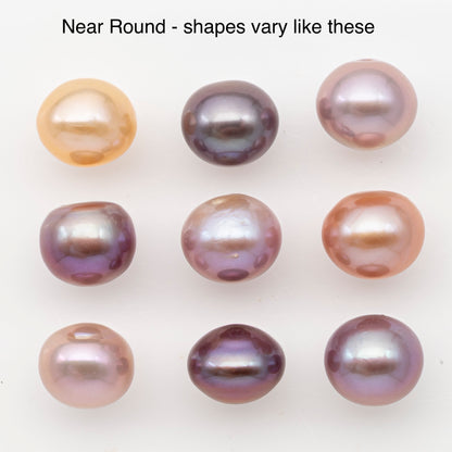 12-13mm Loose Edison Pearl, Freshwater Pearl in Natural Colors with High Luster, Single Pice for Jewelry Making, No Hole, SKU # 3085EP