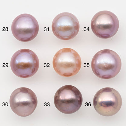 12-13mm Loose Edison Pearl, Freshwater Pearl in Natural Colors with High Luster, Single Pice for Jewelry Making, No Hole, SKU # 3085EP