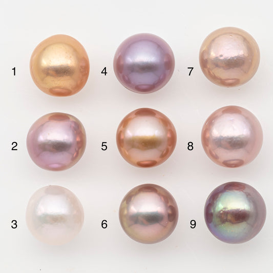 12-13mm Loose Edison Pearl, Freshwater Pearl in Natural Colors with High Luster, Single Pice for Jewelry Making, No Hole, SKU # 3086EP